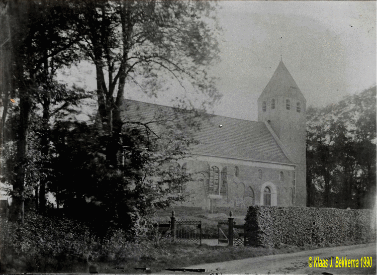 Oudega kerk ca. 1900