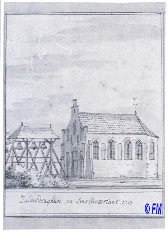 Kerk Zuider Drachten Stellingwerf 1723